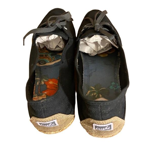 Cushe Hoffman Collection womens Black Size 8 tennis shoes Vespadrilles - Picture 3 of 5